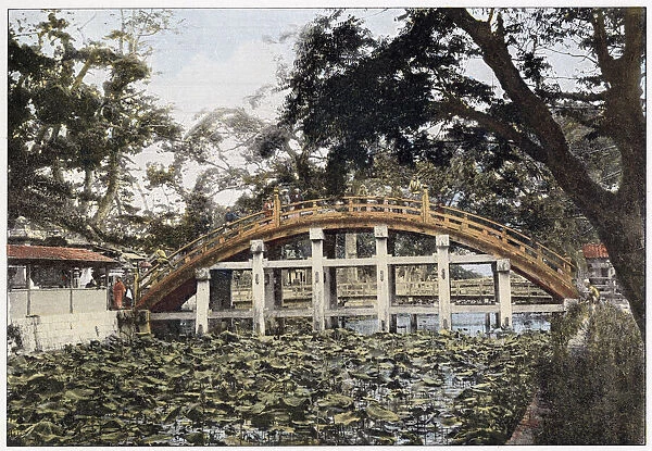 Osaka: Sumiyoshi Bridge Date: 1890s