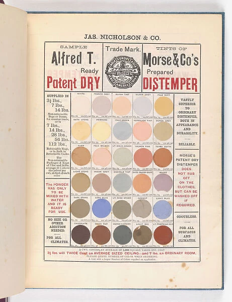 Page from Catalogue of Materials for House Painting and Gla