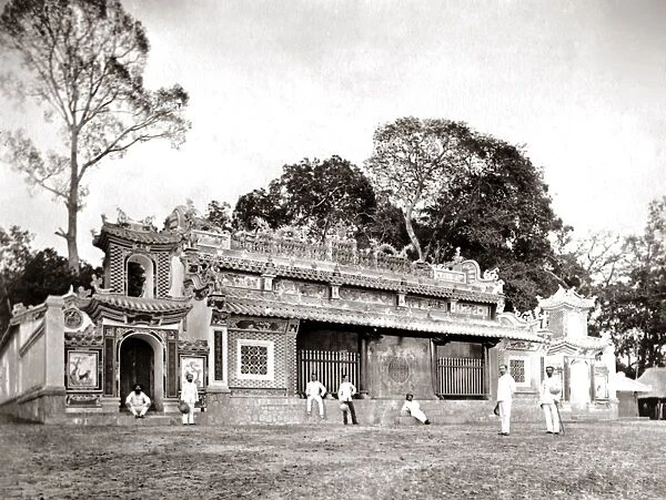 Pagoda, French Indo-China, Vietnam, circa 1890