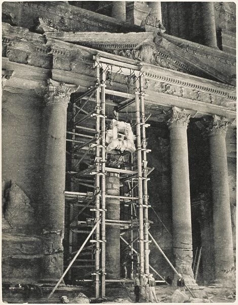 Petra repairs 1962, Jordan
