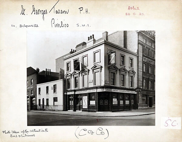 Photograph of St Georges Tavern, Pimlico, London