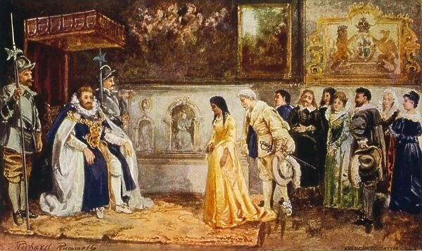 Pocahontas at the court of King James