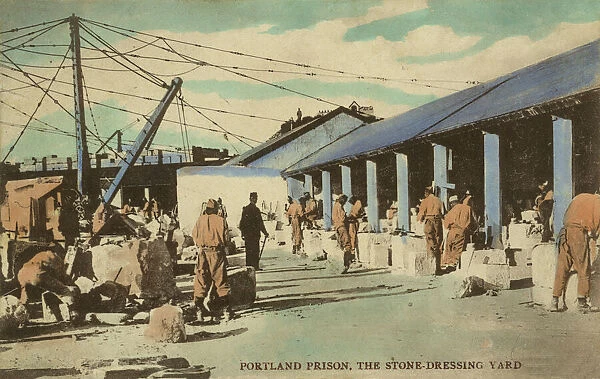 Portland Prison, Dorset - Stone-dressing Yard