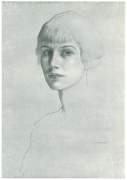 Portrait Drawing In Pastel