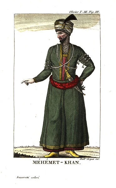 Portrait of Shah Mohammad Ali Han of Persia, 1760-1779