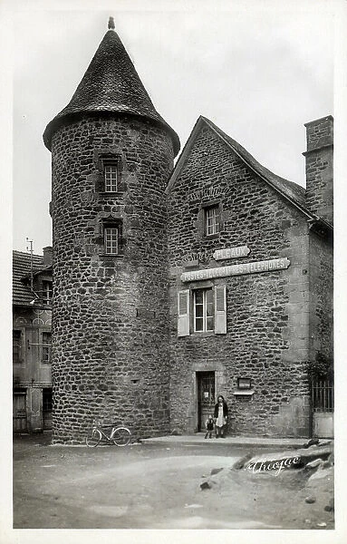 The Post Office at Pleaux (Cantal), France