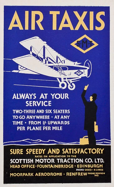 Poster, Air Taxis