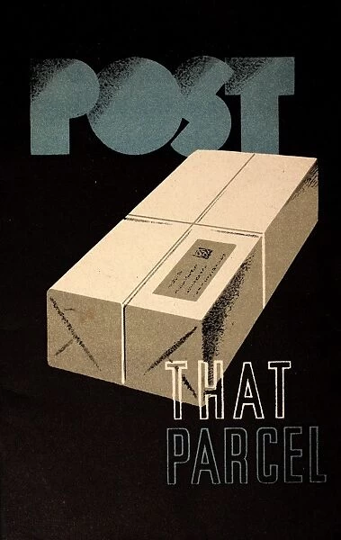 Poster, Post That Parcel