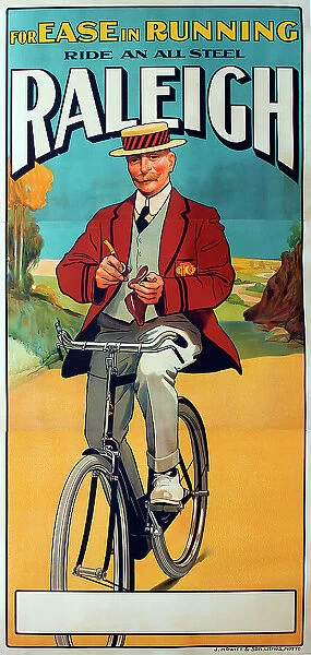 Poster, Raleigh bicycles