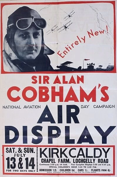 Poster, Sir Alan Cobhams National Aviation Day Campaign