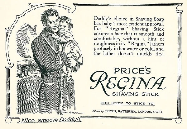 Price's Regina Shaving Stick Advertisement