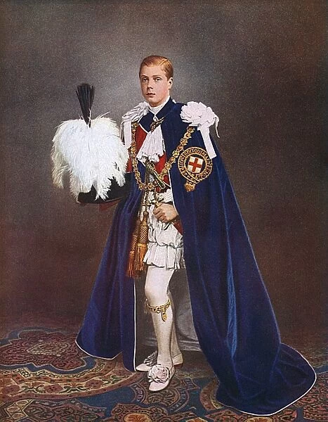 Prince Edward of Wales as Knight of the Garter