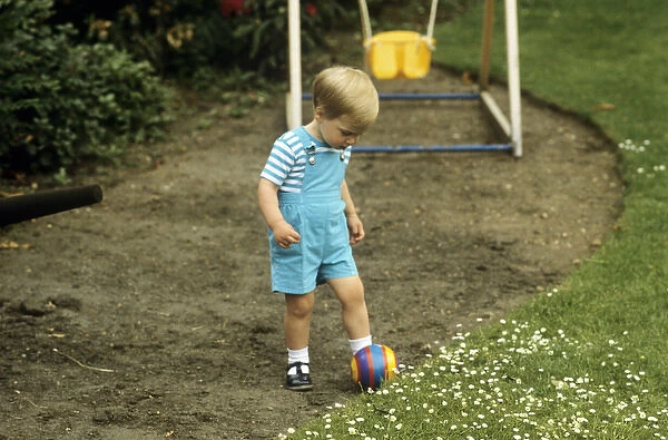 Prince William as a young child