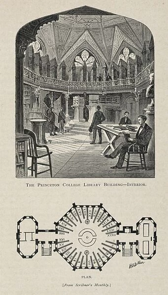 The Princeton College Library Building - interior  /  FSB. P