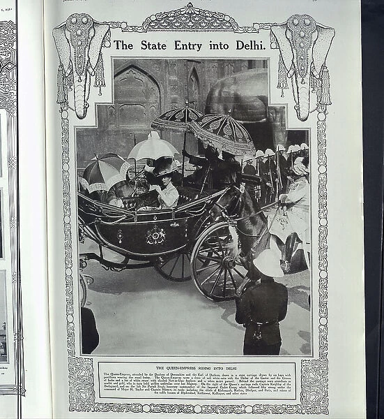 The Queen- Empress riding into Delhi