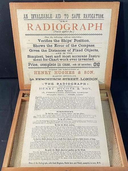 Radiograph used by Titanic officer Harold Godfrey Lowe