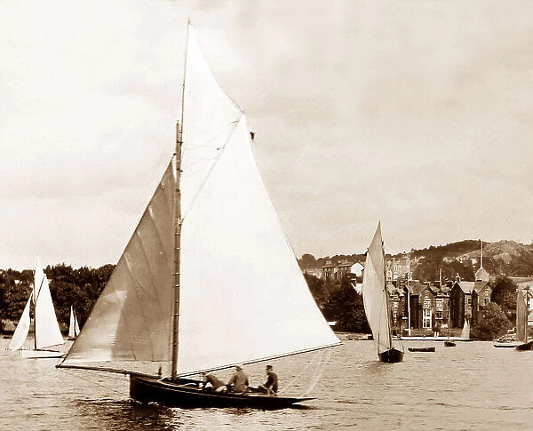 Sailing on Lake Windermere, Bowness
