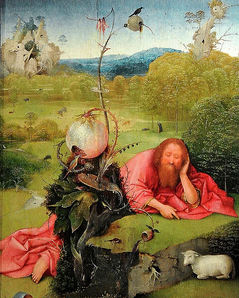 Saint John the Baptist in Meditation, by Hieronymus Bosch