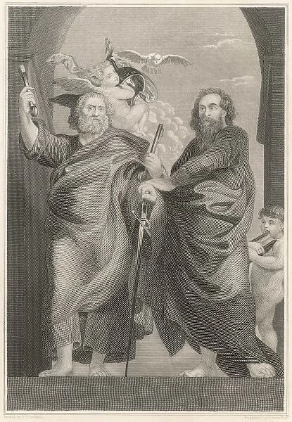 Saint Peter with Saint Paul