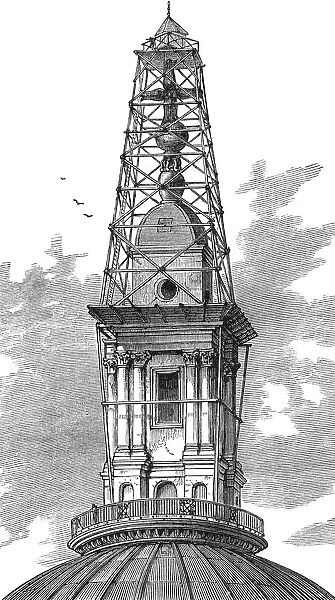 Scaffolding & observatory on St Pauls