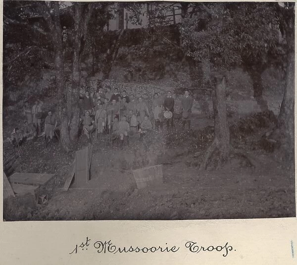 Scouts of the 1st Mussoorie Troop, India
