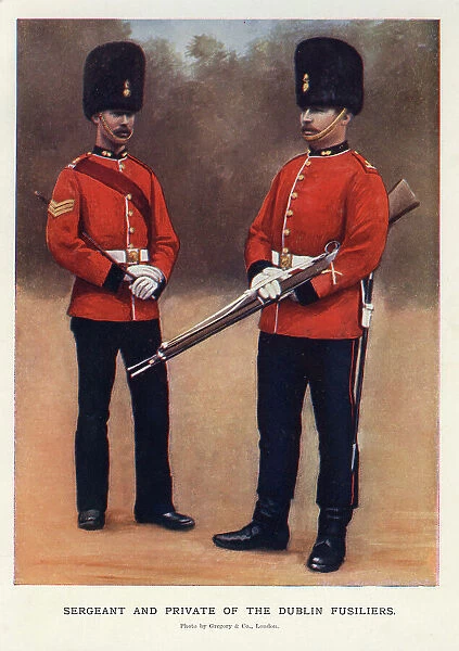 Sergeant and Private of the Dublin Fusiliers