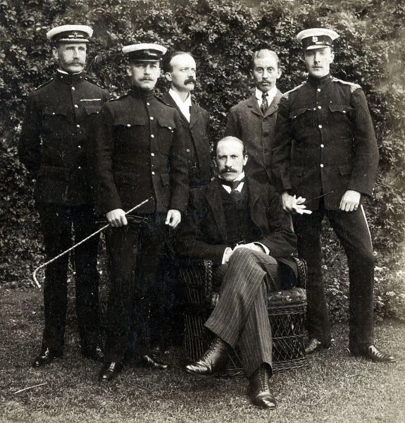 Sir Alfred Milner and staff, Cape Town, South Africa