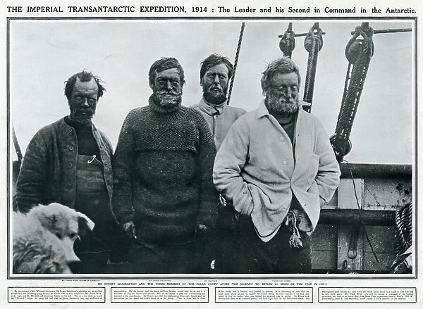 Sir Ernest Shackleton and others, Antarctic