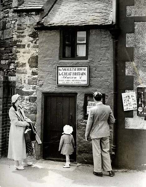 Smallest house in Great Britain, Conwy, Wales