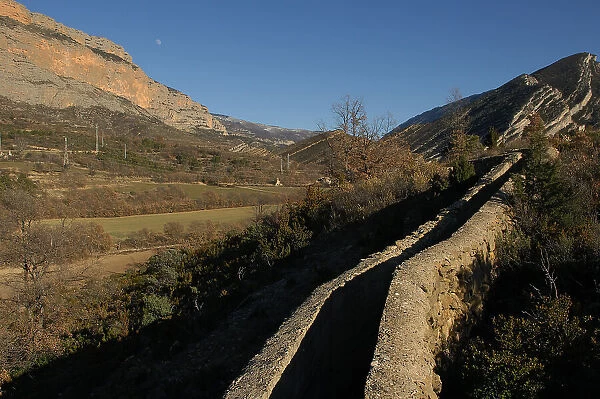 Spain Lleida Pallars Jussa Conca De Tremp Trenches