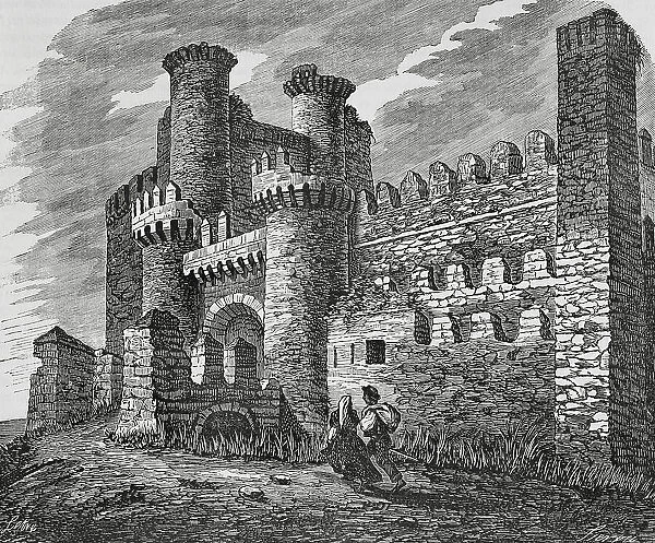 Spain, province of Leon. Castle of Ponferrada