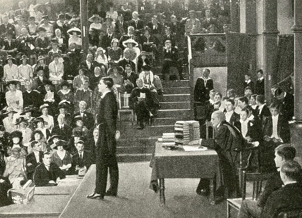 Speech day at a typical English public school