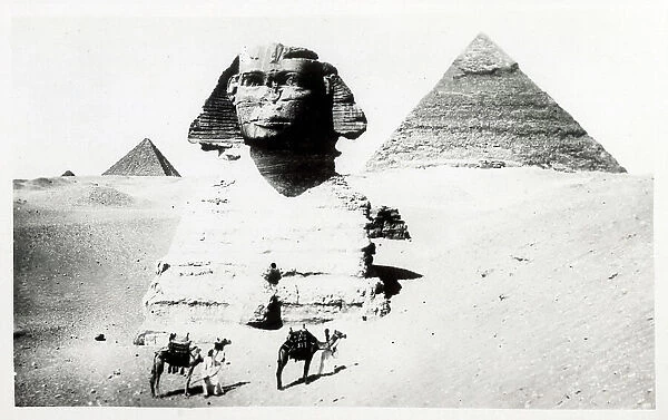 The Sphinx and Pyramids of Giza, Cairo, Egypt