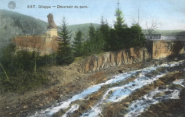 The Spillway of the Gileppe Dam, Wallonia, Belgium