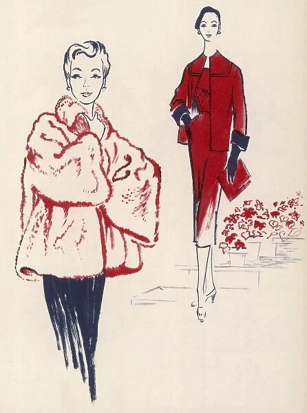 For Spring Outdoors, fashions for 1954