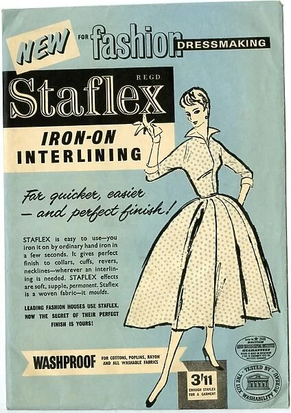 Staflex Iron-On Interlining for use in dressmaking