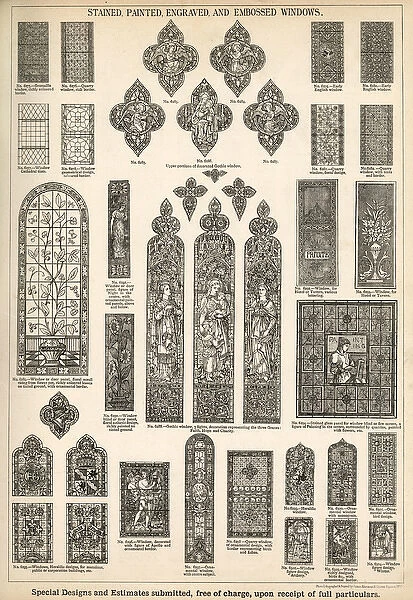 Stained, Painted, Engraved and Embossed Windows, Plate 164