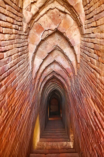 Stairway and passage, Thisa Wadi Pagoda, Bagan, Myanmar
