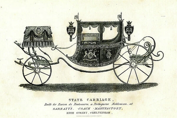 State Carriage, Garratt's Coach Manufactory, Cheltenham