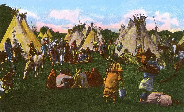 State of Oklahoma, USA - Osage Indian Village