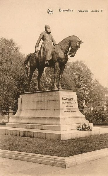 Statue of King Leopold II - Brussels, Belgium