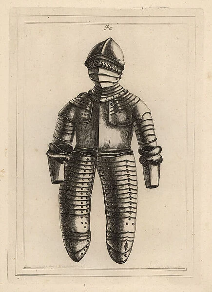 Suit of horsemans armour, circa 1600