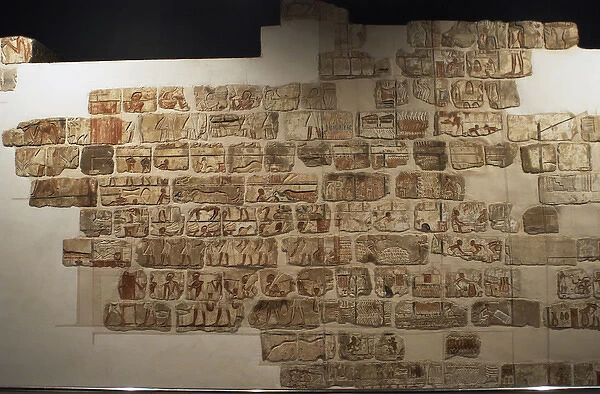 Talatat walls from the temple of Amenhotep IV