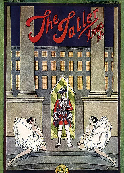 Tatler Christmas front cover, 1918