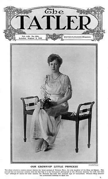 Tatler cover - 5 August 1914 - Princess Mary