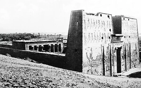 Temple of Horus, Edfu, Victorian period