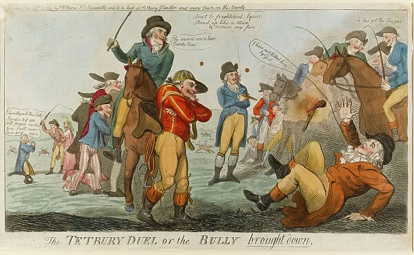 The Tetbury Duel or the bully brought down