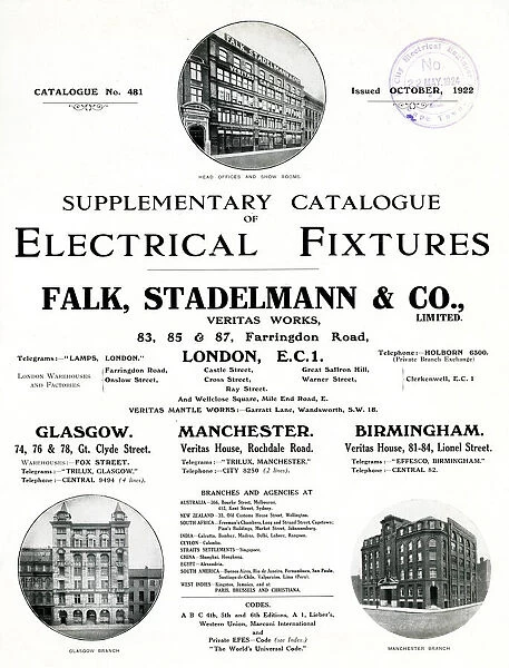 Title page, Electrical Fixtures, FS & Co Limited