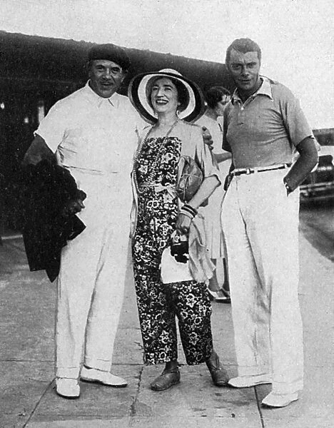 Tito Ruffo, Ethel Levey & Peppie D Albro at Cannes