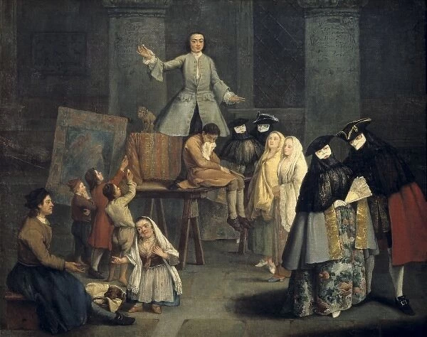 The Tooth Extractor. mid. 18th c. Oil on canvas